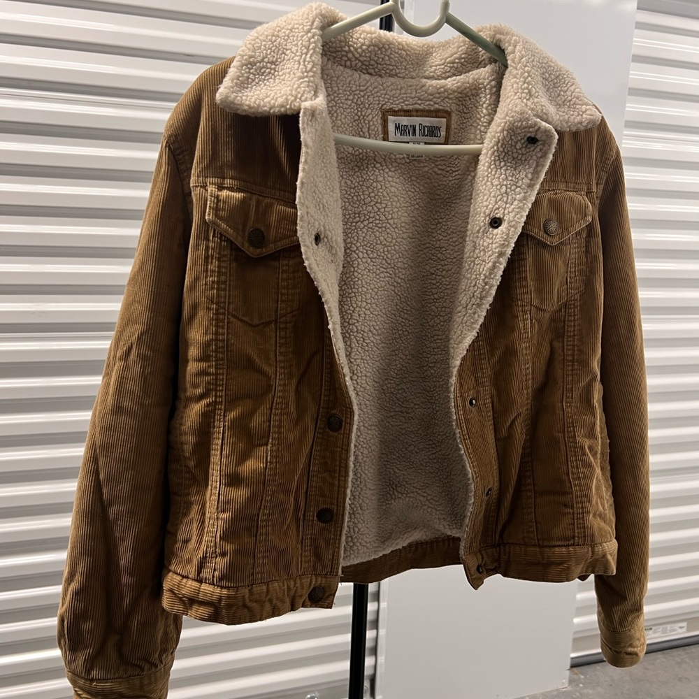 Fur jean jacket
